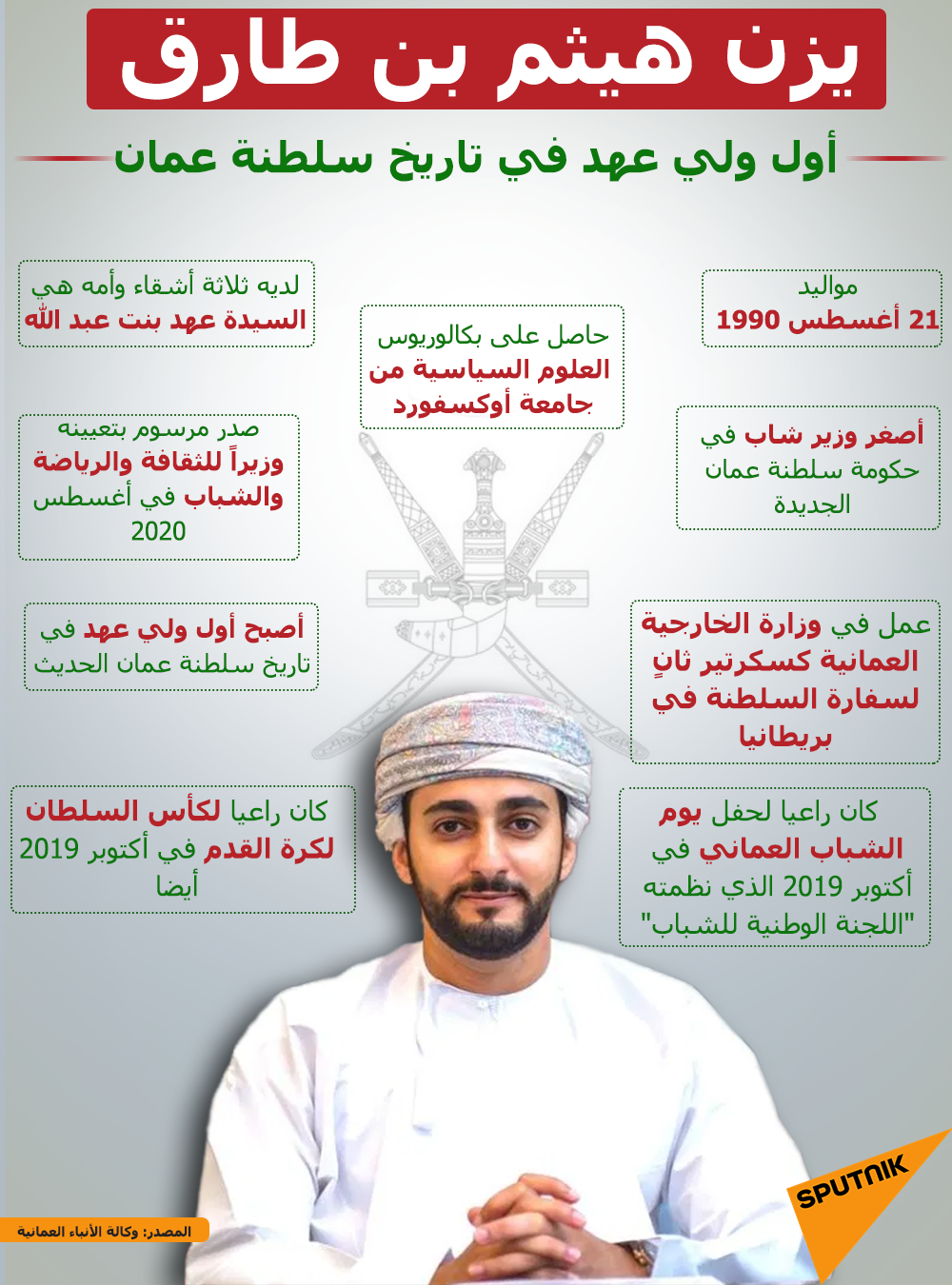 أول ولي عهد في تاريخ سلطنة عمان - سبوتنيك عربي