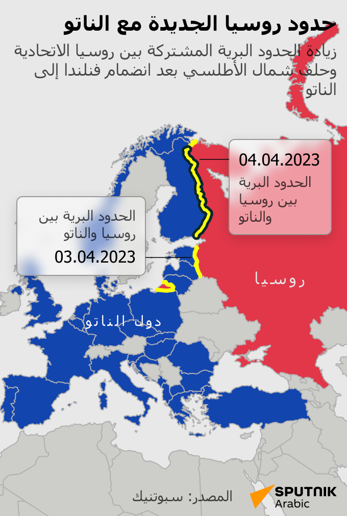 حدود روسيا الجديدة مع الناتو - سبوتنيك عربي