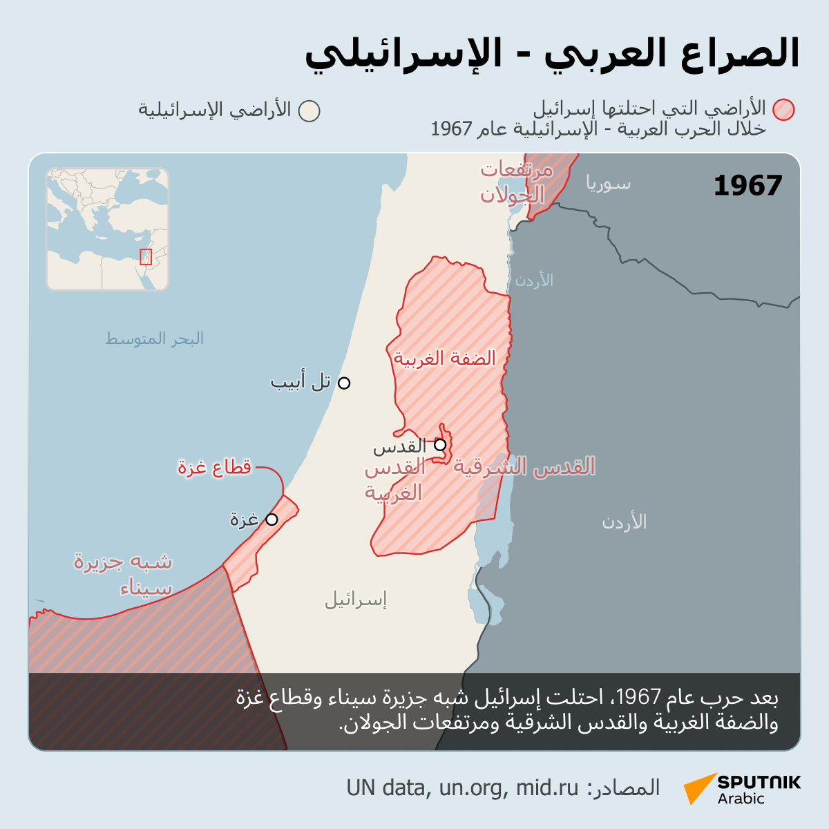 الصراع العربي - الإسرائيلي  - سبوتنيك عربي