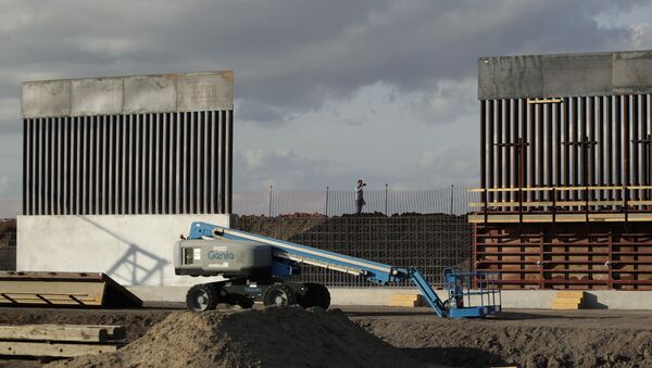 الجدار على الحدود بين الولايات المتحدة و المكسيك - سبوتنيك عربي