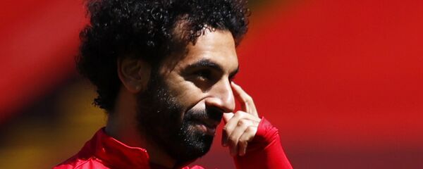 لاعب نادي كرة قدم لنادي ليفربول محمد صلاح، يوليو 2020 - سبوتنيك عربي