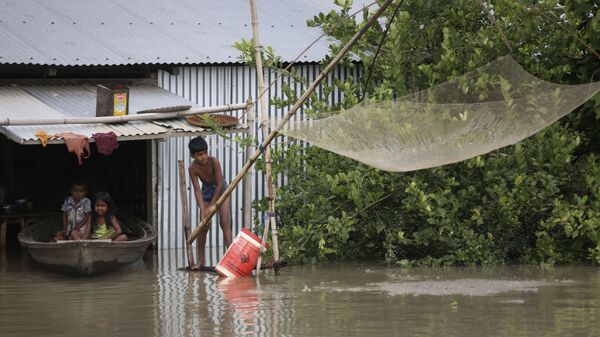 فيضانات آسيا، الهند 14 يوليو 2020 - سبوتنيك عربي