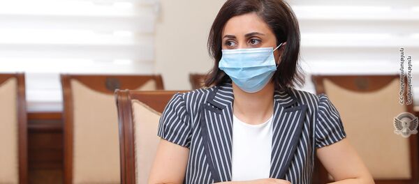 المتحدثة باسم وزارة الدفاع الأرمينية شوشان ستيبانيان   - سبوتنيك عربي