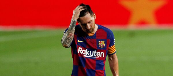 ليونيل ميسي غاضب بعض خسارة فريقه من أوساسونا ليونيل ميسي غاضب بعض خسارة فريقه من أوساسونا - سبوتنيك عربي