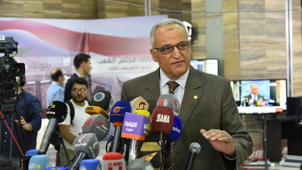 رئيس اللجنة القضائية العليا للانتخابات مجلس الشعب في سوريا سامر زمريق - سبوتنيك عربي