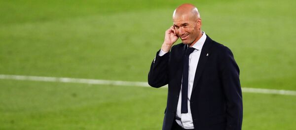 زين الدين زيدان مدرب ريال مدريد - سبوتنيك عربي