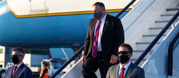 وزير الخارجية الأمريكي مايك بومبيو في زيارة لبريطانيا - سبوتنيك عربي