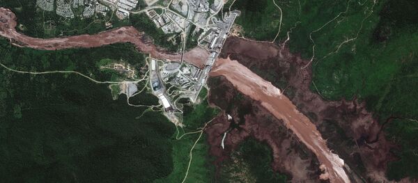 صورة أقمار صناعية جديدة تظهر سد النهضة، إثيوبيا 26 يونيو 2020 صورة أقمار صناعية جديدة تظهر سد النهضة، إثيوبيا 26 يونيو 2020 - سبوتنيك عربي