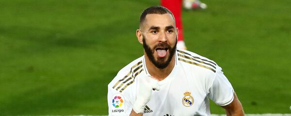 كريم بنزيما مهاجم نادي ريال مدريد الإسباني - سبوتنيك عربي