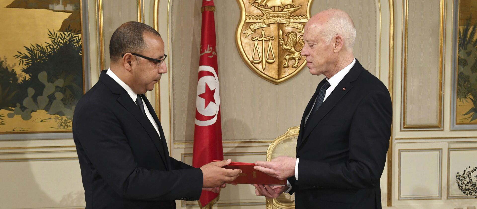 الرئيس التونسي قيس سعيد يكلف هشام المشيشي بتشكيل حكومة جديدة - سبوتنيك عربي, 1920, 29.06.2021
