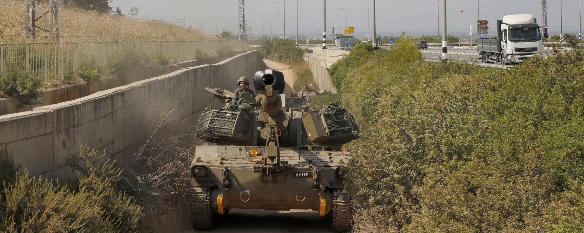الحدود بين لبنان وإسرائيل - وصول الجيش الإسرائيلي والوحدات العسكرية إلى الحدود اللبنانية الإسرائيلية، 26 يوليو 2020 - سبوتنيك عربي, 1920, 09.07.2021