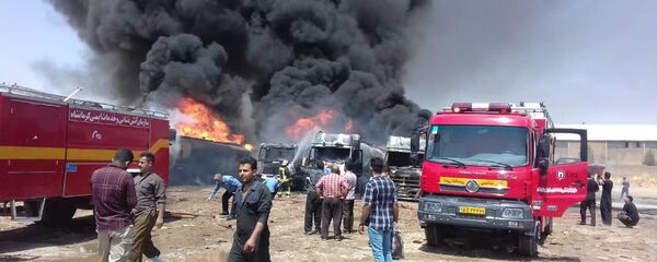 انفجار بإقليم كرمنشاه، إيران 28 يوليو 2020 - سبوتنيك عربي