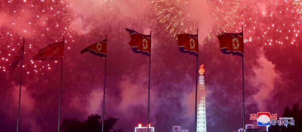 احتفالات كوريا الشمالية بالذكرى الـ67 لتوقيع معاهدة السلام التي وضعت نهاية للحرب ضد جارتها كوريا الجنوبية، 27 يوليو 2020 احتفالات كوريا الشمالية بالذكرى الـ67 لتوقيع معاهدة السلام التي وضعت نهاية للحرب ضد جارتها كوريا الجنوبية، 27 يوليو 2020 - سبوتنيك عربي