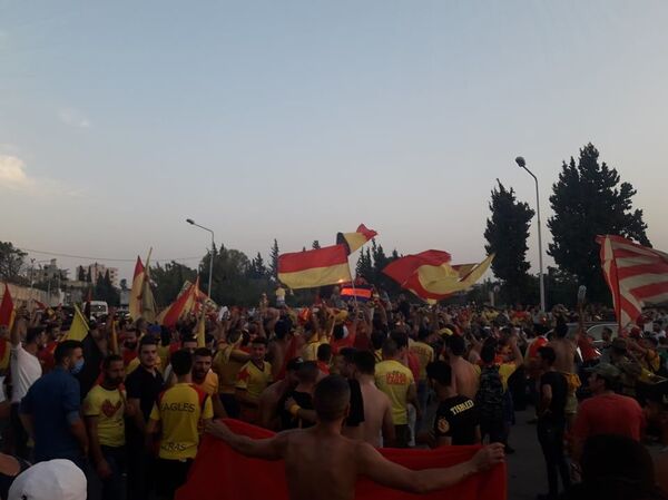 فريق تشرين بطلا للدوري السوري لكرة القدم... فيديو وصور - سبوتنيك عربي