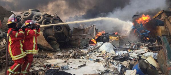 إنفجار في بيروت، لبنان 4 أغسطس/ آب 2020 - سبوتنيك عربي