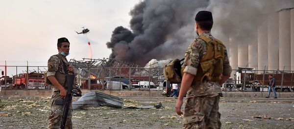 انفجار في مرفأ بيروت - سبوتنيك عربي