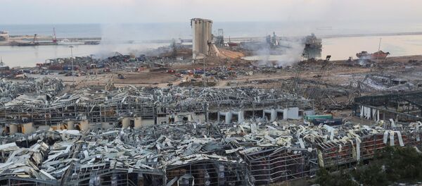 تداعيات انفجار مرفأ بيروت، لبنان 5 أغسطس/ آب 2020 - سبوتنيك عربي