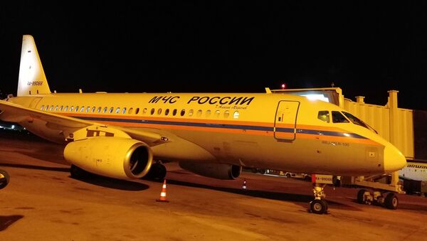 وصول الطائرة الروسية إلى مطار بيروت  - سبوتنيك عربي