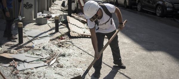 آثار انفجار مرفأ بيروت، لبنان 6 أغسطس/ آب 2020 آثار انفجار مرفأ بيروت، لبنان 6 أغسطس/ آب 2020 - سبوتنيك عربي