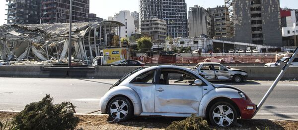 آثار انفجار مرفأ بيروت، لبنان 6 أغسطس/ آب 2020 - سبوتنيك عربي