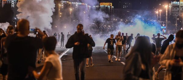 احتجاجات في مينسك - سبوتنيك عربي