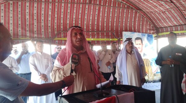 عشائر الرقة: توحيد القبائل العربية شرق الفرات يسمح بطرد الغزاة الأجانب من سوريا عشائر الرقة: توحيد القبائل العربية شرق الفرات يسمح بطرد الغزاة الأجانب من سوريا - سبوتنيك عربي