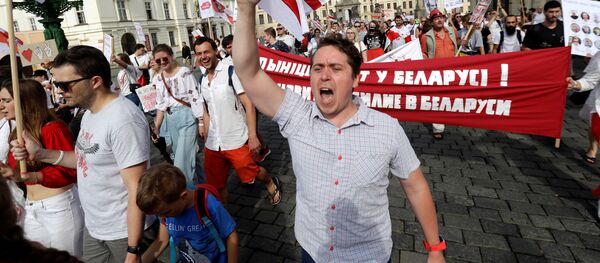 احتجاجات في بيلاروس - سبوتنيك عربي