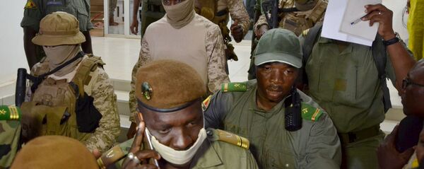 قادة المجلس العسكري في مالي برئاسة الكولونيل أسيمي جويتا  - سبوتنيك عربي