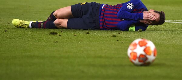 الأرجنتيني ليونيل ميسي، لاعب فريق نادي برشلونة في إسبانيا، 2019 - سبوتنيك عربي