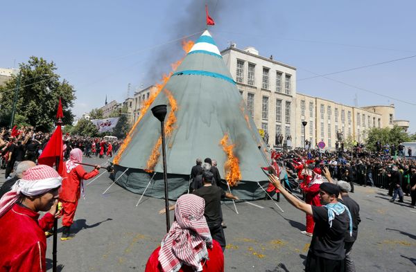 إحياء يوم عاشوراء في طهران، بالرغم من تفشي فيروس كورونا في إيران، 30 أغسطس 2020 - سبوتنيك عربي