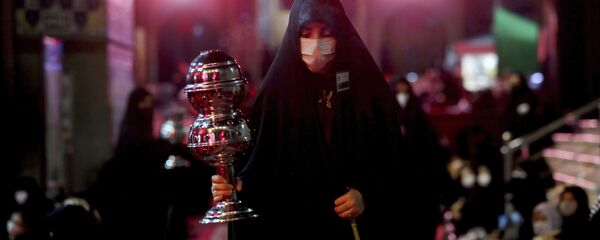  إحياء يوم عاشوراء في طهران، بالرغم من تفشي فيروس كورونا في إيران، 30 أغسطس 2020 - سبوتنيك عربي