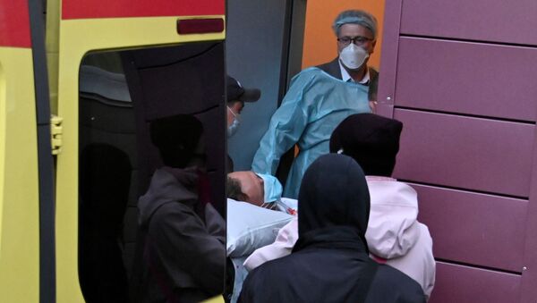  المعارض الروسي ألكسي نافالني في مشفى في برلين في ألمانيا - سبوتنيك عربي
