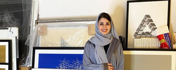 الفنانة التشكيلية السعودية لولوة الحمود - سبوتنيك عربي
