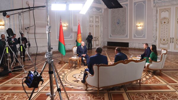  مقابلة مع رئيس بيلاروسيا، ألكسندر لوكاشينكو، في مينسك، 9 سبتمبر 2020 - سبوتنيك عربي