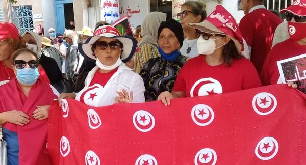 مسيرة مناهضة للإرهاب في تونس - سبوتنيك عربي
