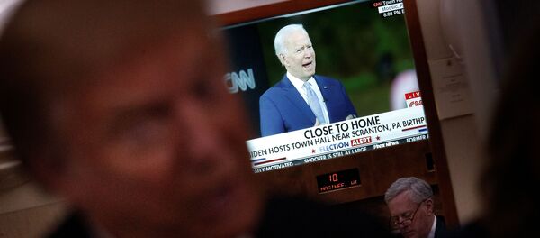 المرشح الديموقراطي لانتخابات الرئاسة الأمريكية جو بايدن و الرئيس دونالد ترامب  - سبوتنيك عربي