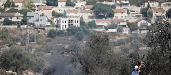 احتجاجات ضد تطبيع العلاقات بين إسرائيل و دول الخليج، الضفة الغربية 18 سبتمبر 2020 - سبوتنيك عربي