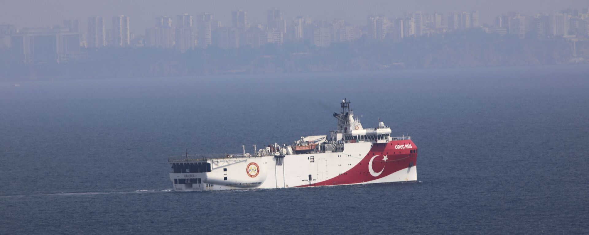 سفينة الأبحاث التركية عروج ريس في البحر المتوسط، تركيا 27 سبتمبر 2020 - سبوتنيك عربي, 1920, 05.01.2023