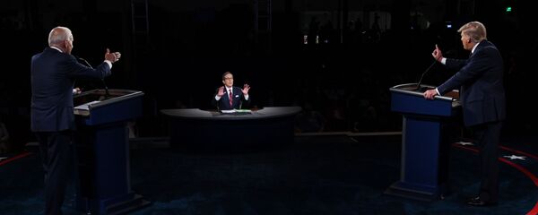  المناظرة الأولى بين مرشحي الرئاسة في الولايات المتحدة، دونالد ترامب و جو بايدن، 29 سبتمبر 2020 - سبوتنيك عربي