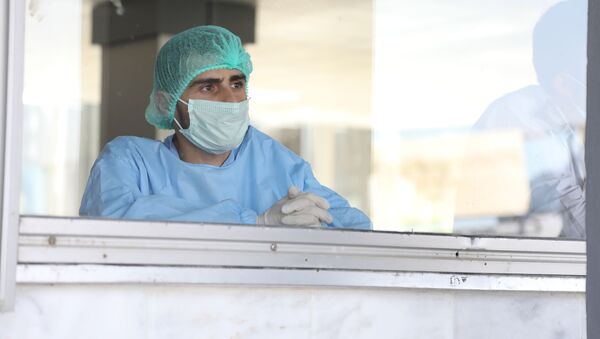 مطار دمشق الدولي يعود للعمل بعد نحو غياب سبعة أشهر بسب اجراءات كورونا الوقائية، سوريا 1 أكتوبر 2020 مطار دمشق الدولي يعود للعمل بعد نحو غياب سبعة أشهر بسب اجراءات كورونا الوقائية، سوريا 1 أكتوبر 2020 - سبوتنيك عربي