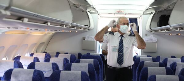 مطار دمشق الدولي يعود للعمل بعد نحو غياب سبعة أشهر بسب اجراءات كورونا الوقائية، سوريا 1 أكتوبر 2020 مطار دمشق الدولي يعود للعمل بعد نحو غياب سبعة أشهر بسب اجراءات كورونا الوقائية، سوريا 1 أكتوبر 2020 - سبوتنيك عربي