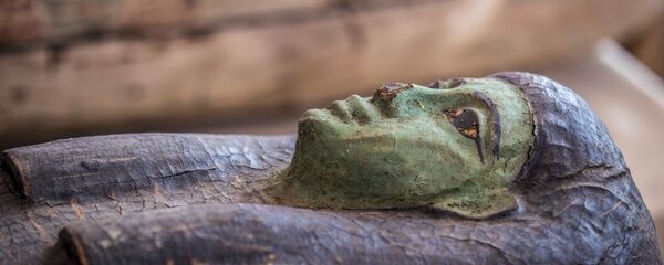 اكتشاف توابيت يقدر عمرها حوالي 2500 سنة في سقارة بمحافظة الجيزة، على بعد 30 كيلومترا جنوب القاهرة، مصر 3 أكتوبر 2020 اكتشاف توابيت يقدر عمرها حوالي 2500 سنة في سقارة بمحافظة الجيزة، على بعد 30 كيلومترا جنوب القاهرة، مصر 3 أكتوبر 2020 - سبوتنيك عربي