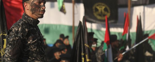 حركة الجهاد الإسلامي الفلسطينية تحتفل بالذكرى الـ 33 لانطلاقها، دمشق، سوريا 7 أكتوبر 2020 - سبوتنيك عربي