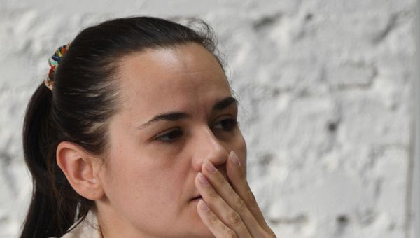 المرشحة الرئاسية البيلاروسية السابقة سفيتلانا تيكانوفسكايا المرشحة الرئاسية البيلاروسية السابقة سفيتلانا تيكانوفسكايا - سبوتنيك عربي