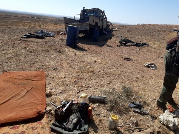 الجيش السوري يحيد إرهابيين ويدمر لهم سيارة برشاش شرقي حماة... فيديو وصور - سبوتنيك عربي