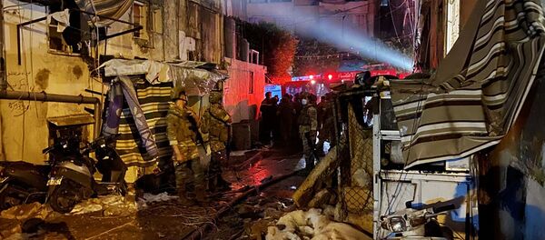 انفجار خزان للمازوت في الطريق الجديدة في بيروت، لبنان 9 أكتوبر 2020 انفجار خزان للمازوت في الطريق الجديدة في بيروت، لبنان 9 أكتوبر 2020 - سبوتنيك عربي