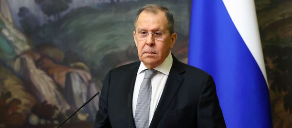 وزير الخارجية الروسي سيرغي لافروف ووزير الخارجية الأرمني زهراب ناتساكانيان في موسكو، 12 أكتوبر 2020 - سبوتنيك عربي