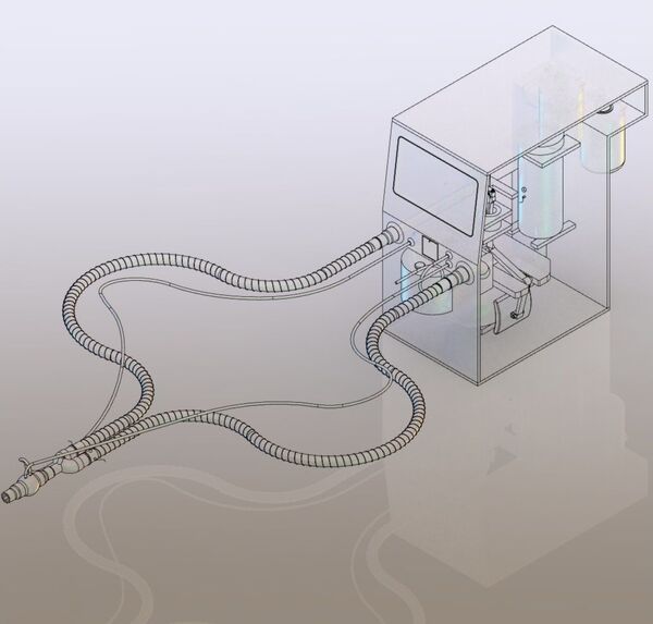 5 ملايين ليرة تقف عائقا أمام تنفيذه... 3 مهندسين سوريين يصممون جهاز تنفس لمواجهة كورونا... صور - سبوتنيك عربي
