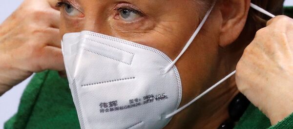 المستشارة الألمانية أنجيلا ميركل، ألمانيا، الاتحاد الأوروبي، 19 أكتوبر 2020 - سبوتنيك عربي