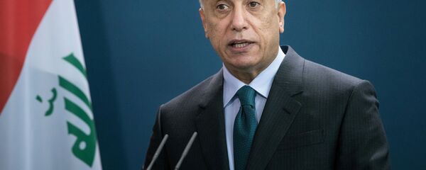  مؤتمر صحفي مشترك - المستشارة الألمانية أنجيلا ميركل ورئيس الوزراء العراقي مصطفى الكاظمي في برلين، ألمانيا، الاتحاد الأوروبي، 20 أكتوبر 2020 - سبوتنيك عربي